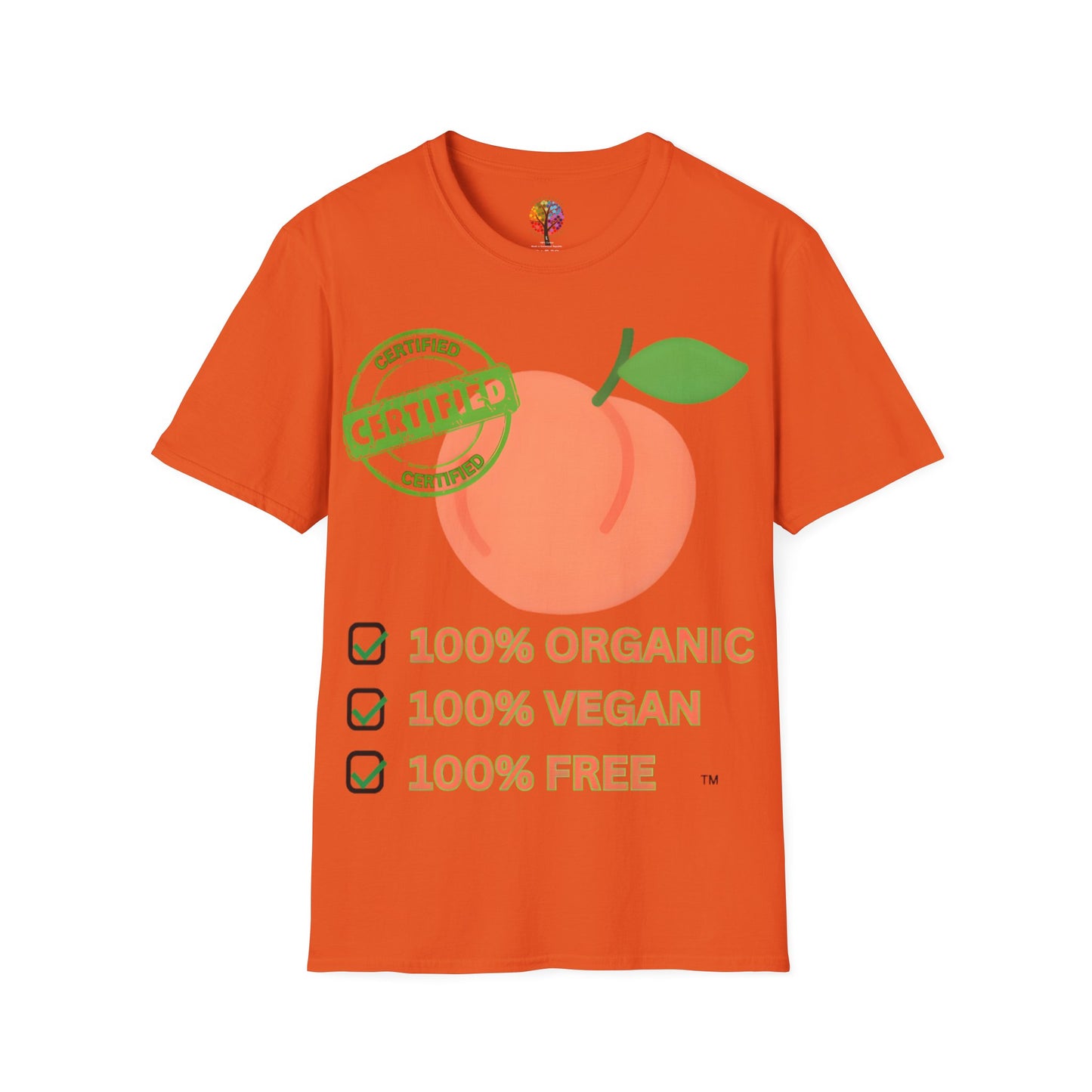 JUST PEACHY SOFTSTYLE T-SHIRT UNISEX
