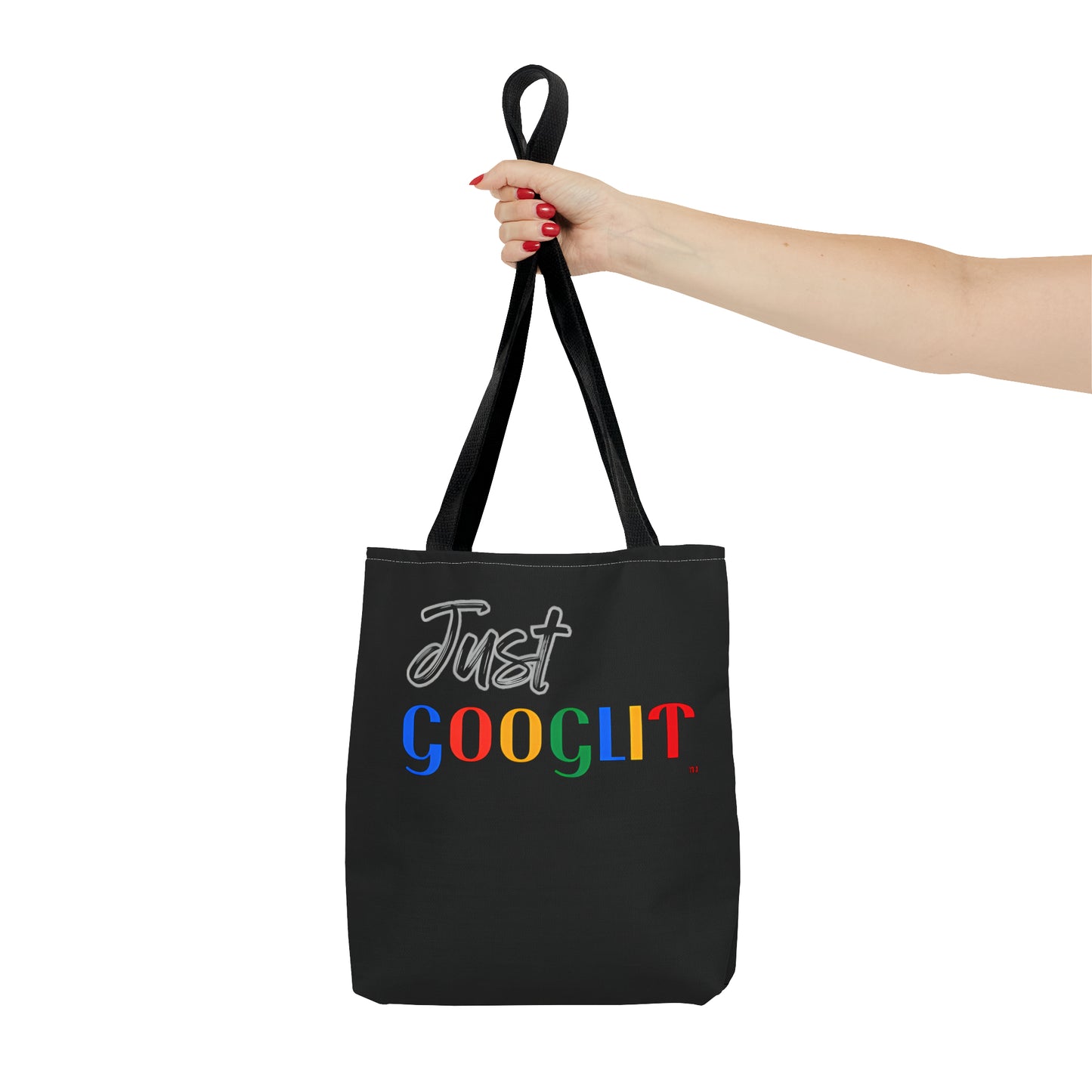 JUST GOOGLIT TOTE BAG