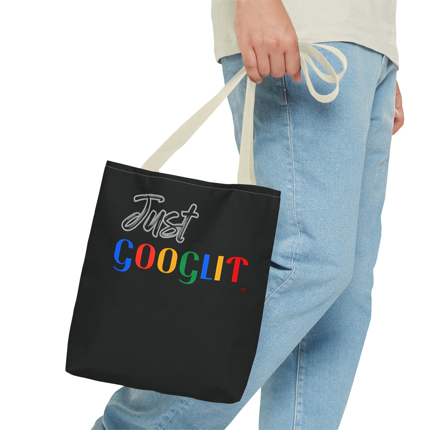 JUST GOOGLIT TOTE BAG