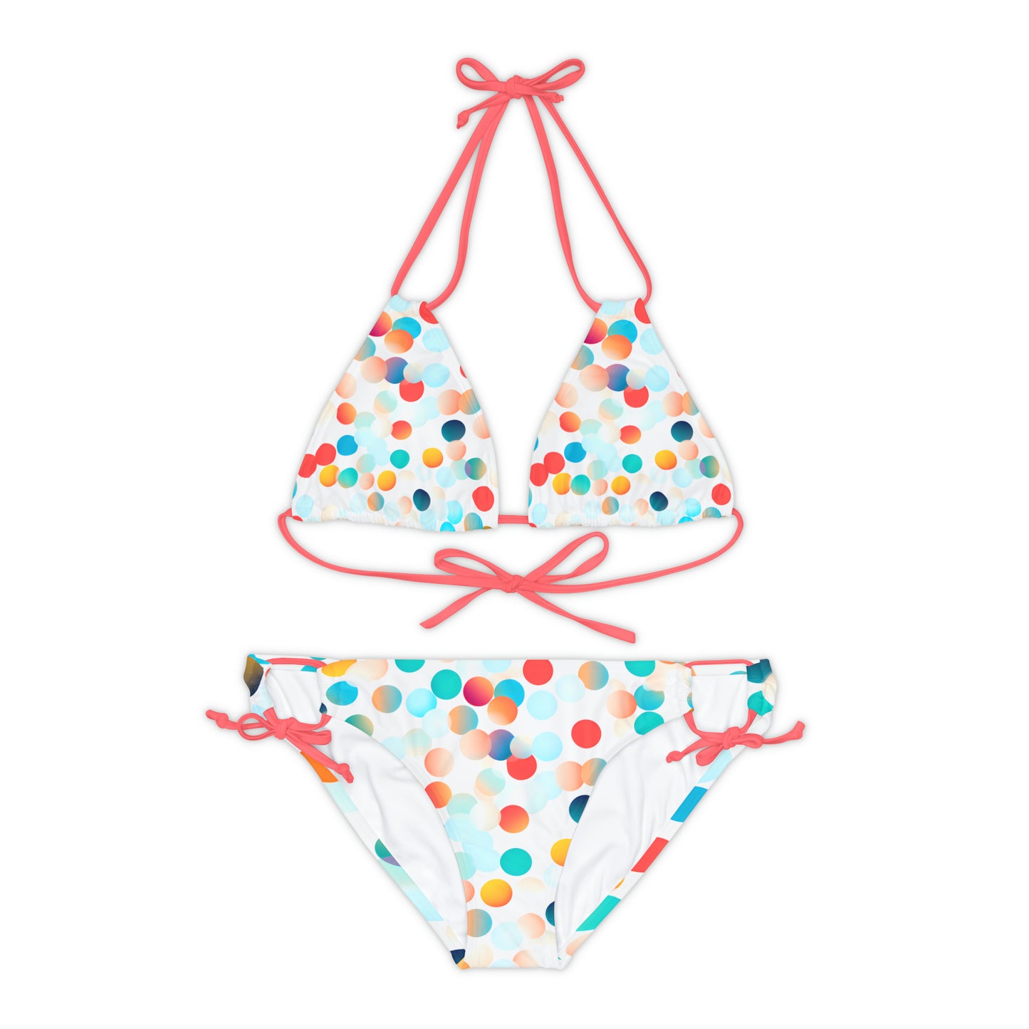 CIRCLES STRAPPY BIKINI SET