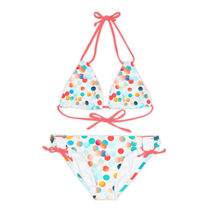 CIRCLES STRAPPY BIKINI SET