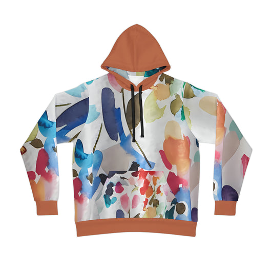 PASTEL SWATCHES RUST PULLOVER ATHLETIC HOODIE UNISEX