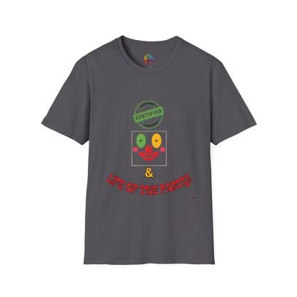 CERTIFIED CLOWN SOFTSTYLE T-SHIRT UNISEX