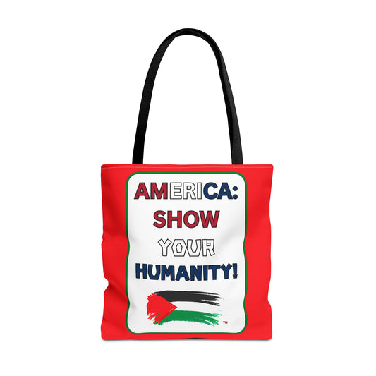 PALESTINE HUMANITY TOTE BAG