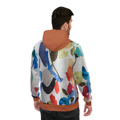 PASTEL SWATCHES RUST PULLOVER ATHLETIC HOODIE UNISEX