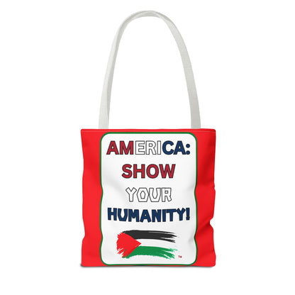 PALESTINE HUMANITY TOTE BAG