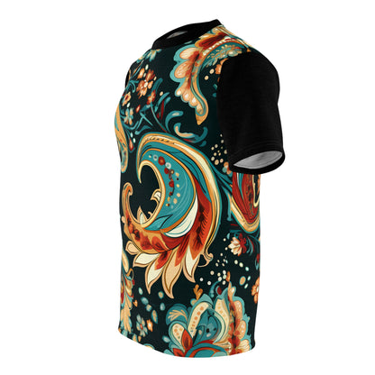 RICH RED PAISLEY TEE UNISEX