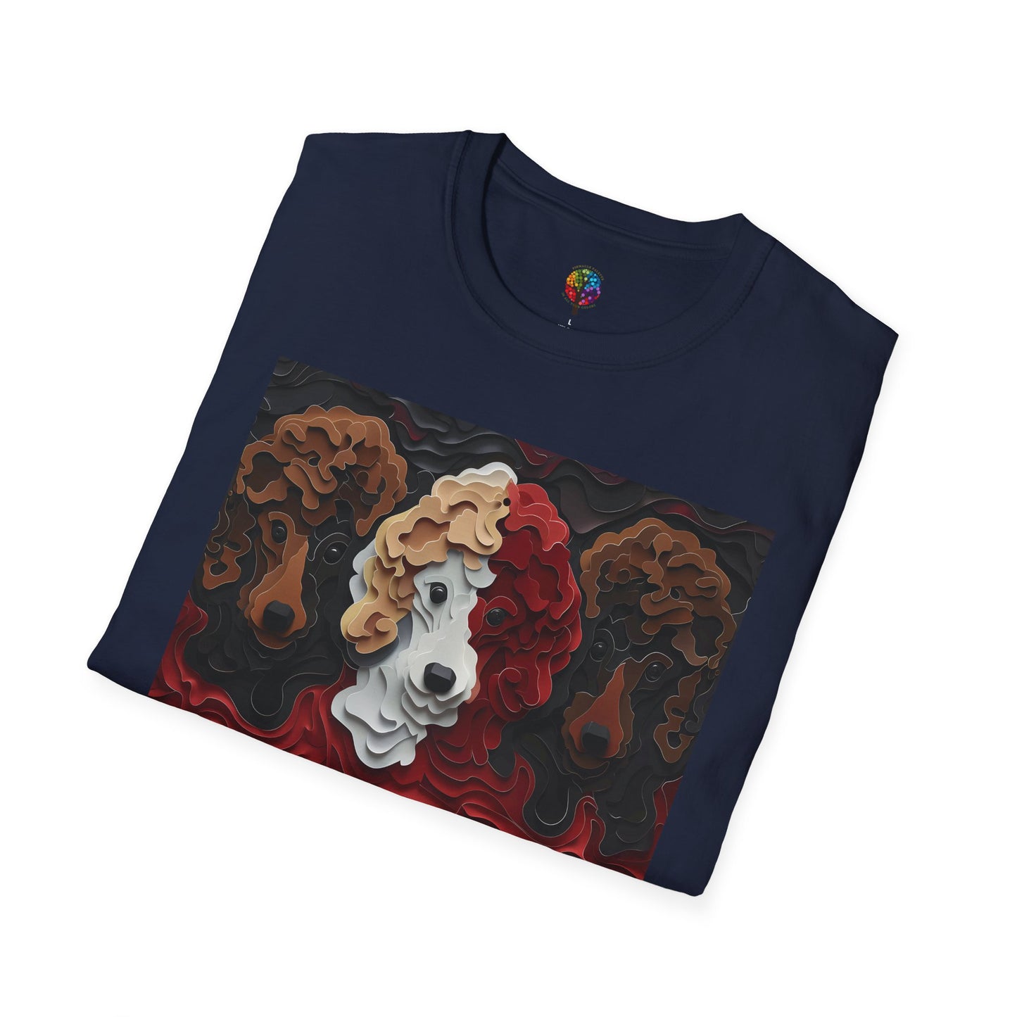 TOY POODLE TRIPLETS T-SHIRT UNISEX