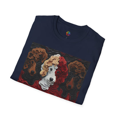TOY POODLE TRIPLETS T-SHIRT UNISEX