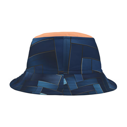 PEACH NAVY BUCKET HAT UNISEX