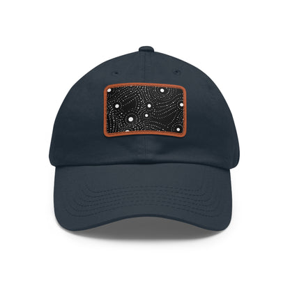 UNI COSMIC HAT WITH LEATHER PATCH (RECTANGLE)