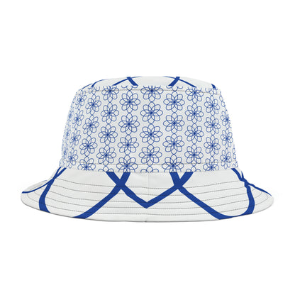 BLUE SPIRALS BUCKET HAT UNISEX