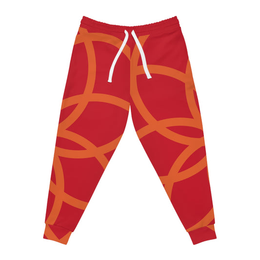 SPIRALS RED JOGGERS
