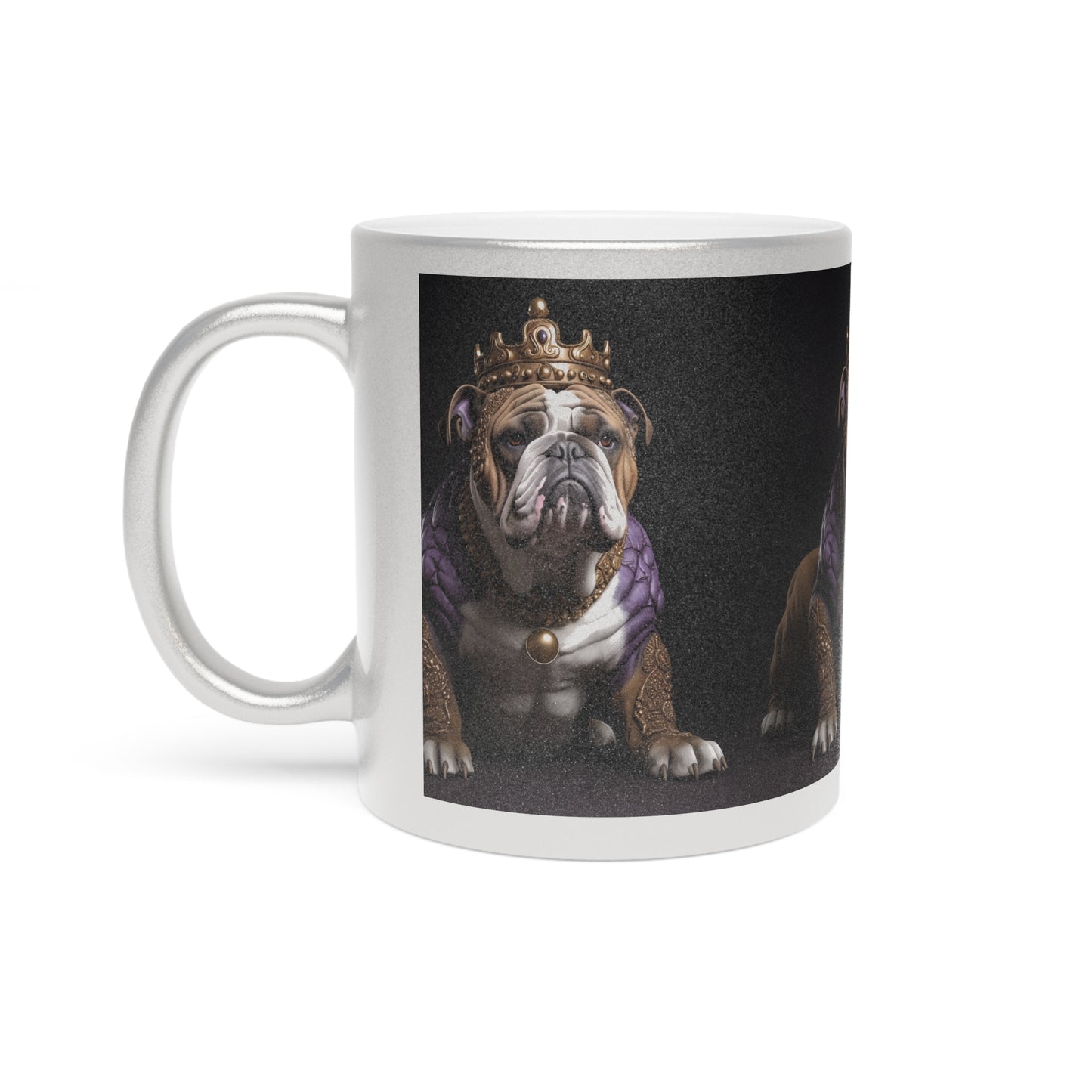 OME KING DOGG FOUNDERS' METALLIC MUG (SILVER\GOLD)