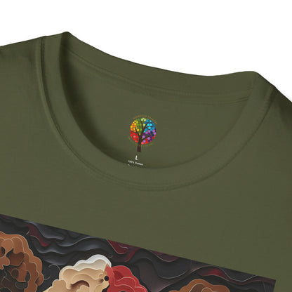 TOY POODLE TRIPLETS T-SHIRT UNISEX