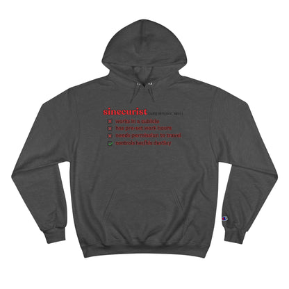 SINECURIST CHECK BOX HOODIE - UNISEX