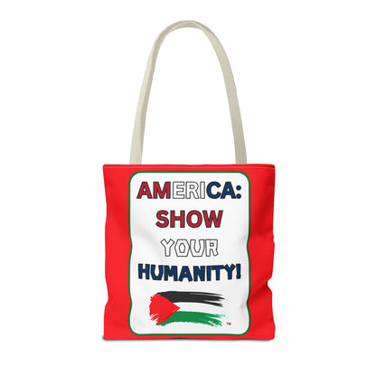 PALESTINE HUMANITY TOTE BAG