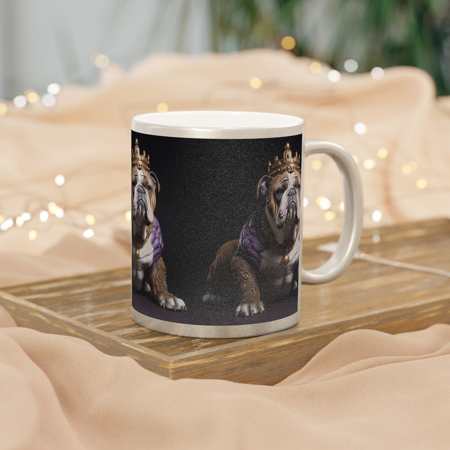 OME KING DOGG FOUNDERS' METALLIC MUG (SILVER\GOLD)