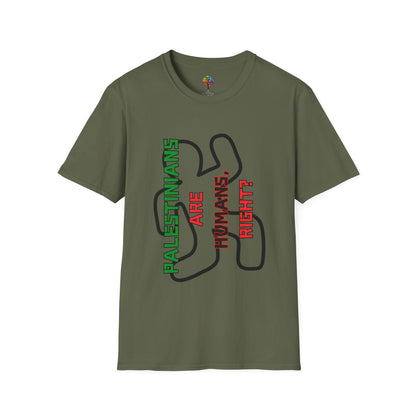 PALESTINE HUMAN RIGHTS T-SHIRT UNISEX