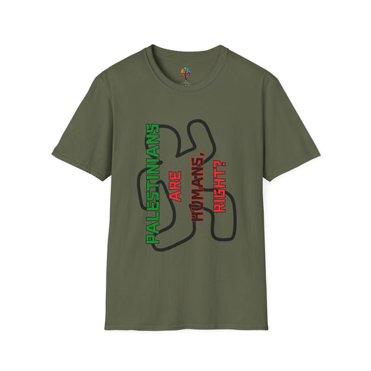 PALESTINE HUMAN RIGHTS T-SHIRT UNISEX