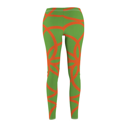 SPIRALS GREEN LEGGINGS