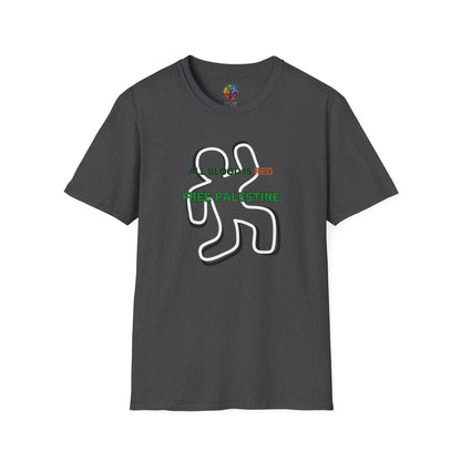 PALESTINE ALL BLOOD IS RED T-SHIRT UNISEX