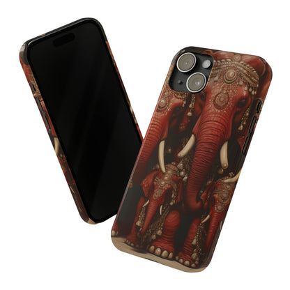 DEL RED ELEPHANT FAMILY CASE - PHONE CASE