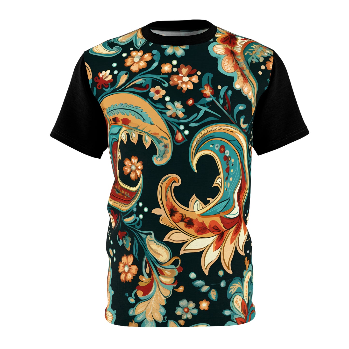 RICH RED PAISLEY TEE UNISEX