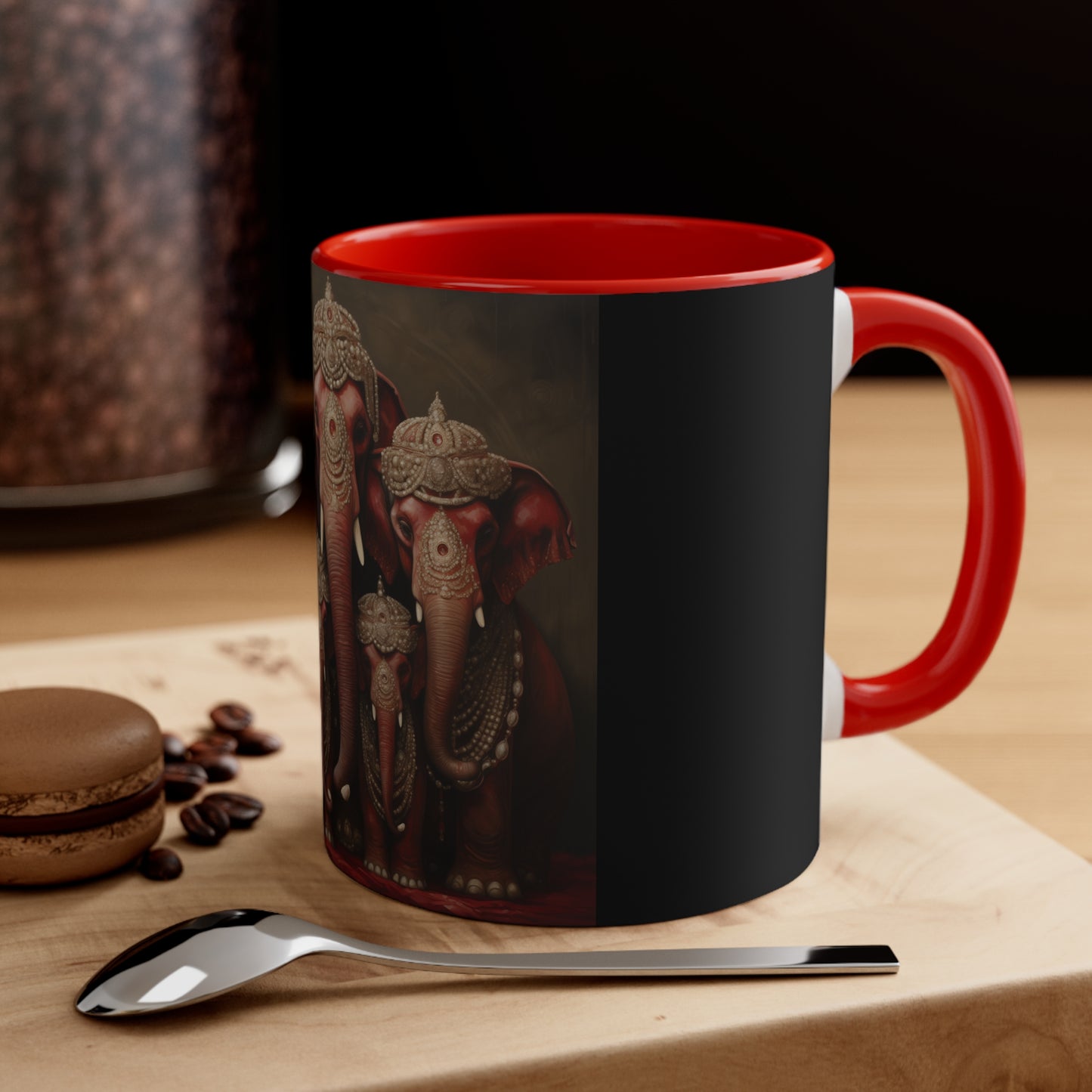 DEL PEARLED ELEPHANTS FOUNDERS' MUG CERAMIC - MUG 11OZ