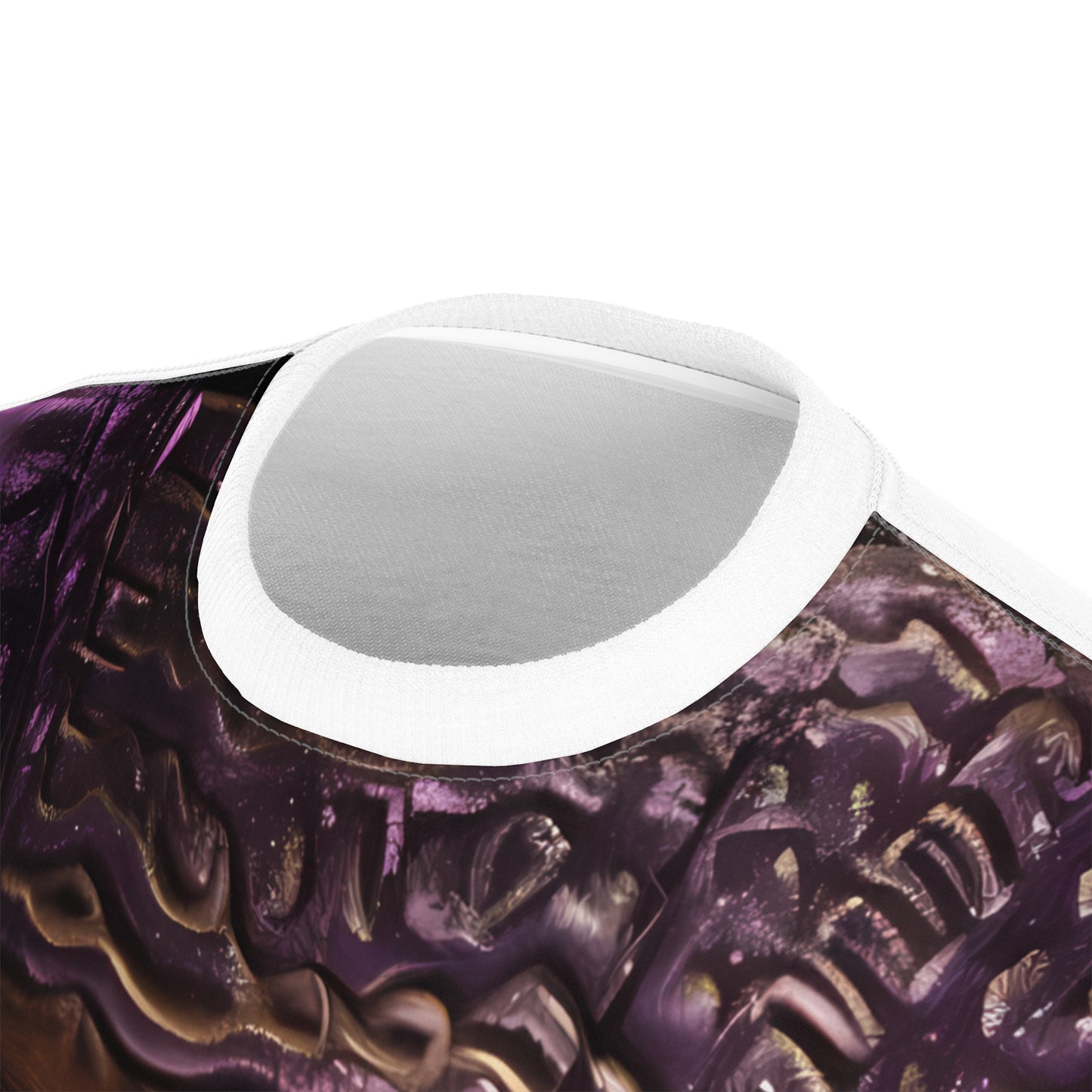 EMBOSSED PURPLE CUT & SEW TEE UNISEX
