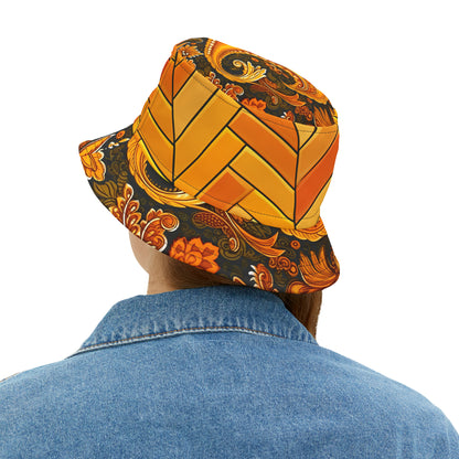 PAISLEY TILE BUCKET HAT UNISEX