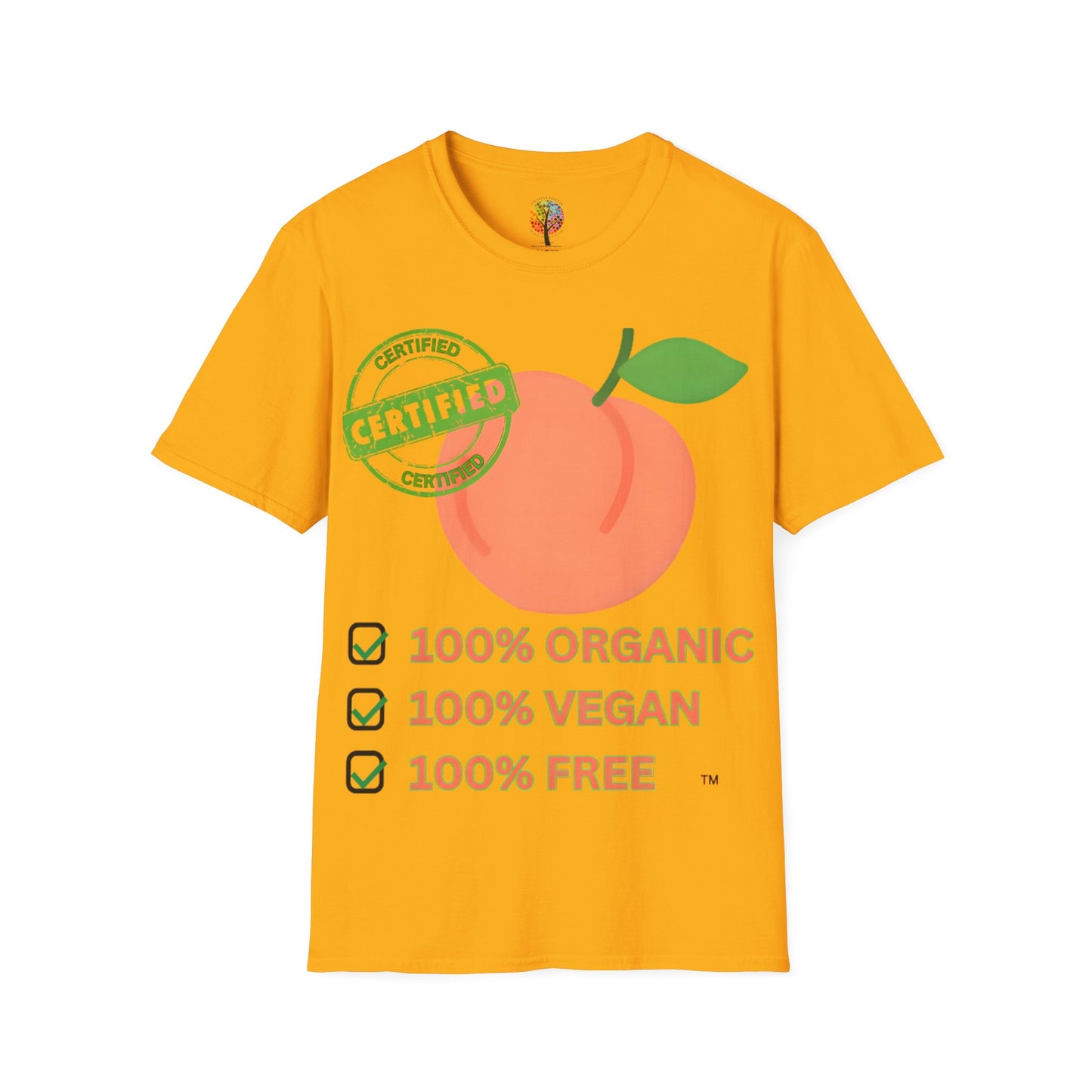 JUST PEACHY SOFTSTYLE T-SHIRT UNISEX