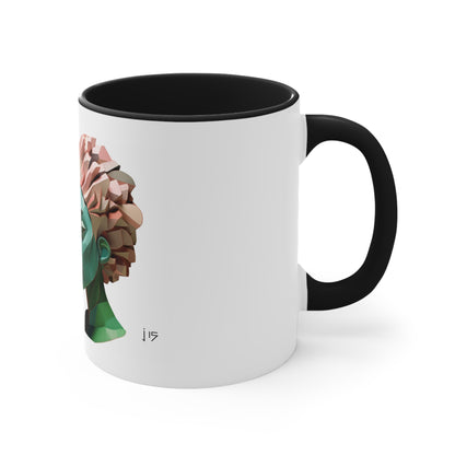 PAG SCULPTURED SISTERS CERAMIC MUG - 11OZ