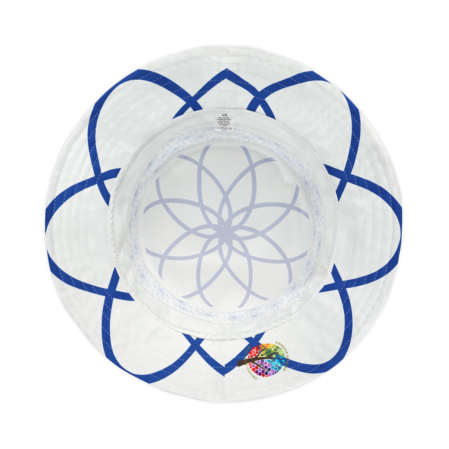 BLUE SPIRALS BUCKET HAT UNISEX