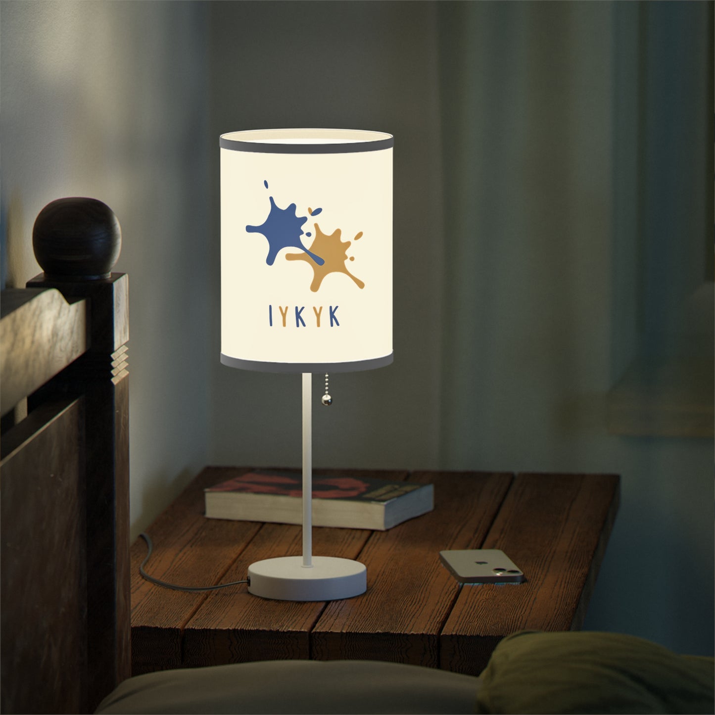SGR PAINT SPLATTER LAMP ON A STAND, US|CA PLUG