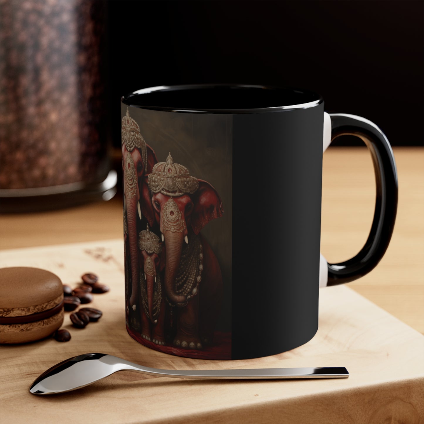 DEL PEARLED ELEPHANTS FOUNDERS' MUG CERAMIC - MUG 11OZ