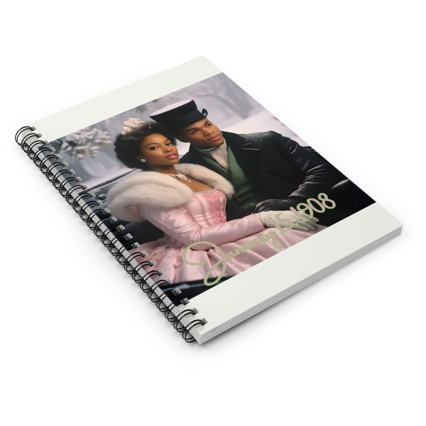 PAG OPEN CARRIAGE SPIRAL NOTEBOOK - RULED LIND