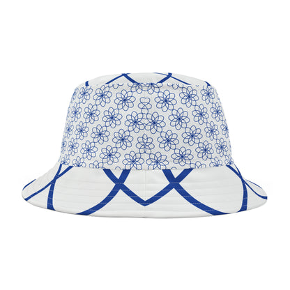 BLUE SPIRALS BUCKET HAT UNISEX