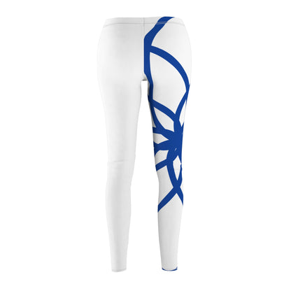 ZET  SPIRALS BLUE WHITE RT LEGGINGS