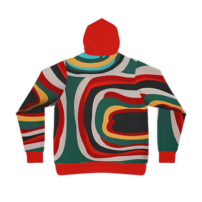 BOLD STROKES RED PULLOVER ATHLETIC HOODIE UNISEX