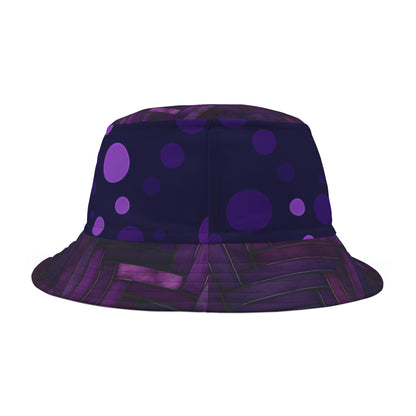 PURPLE HERRING POLKA BUCKET HAT UNISEX
