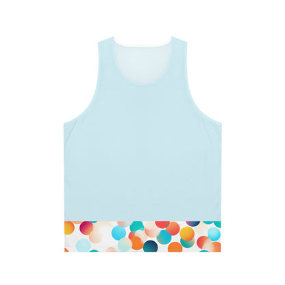 CIRCLES TRIM LT BLUE TANK