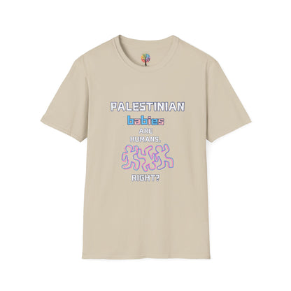 PALESTINE HUMAN BABIES T-SHIRT UNISEX