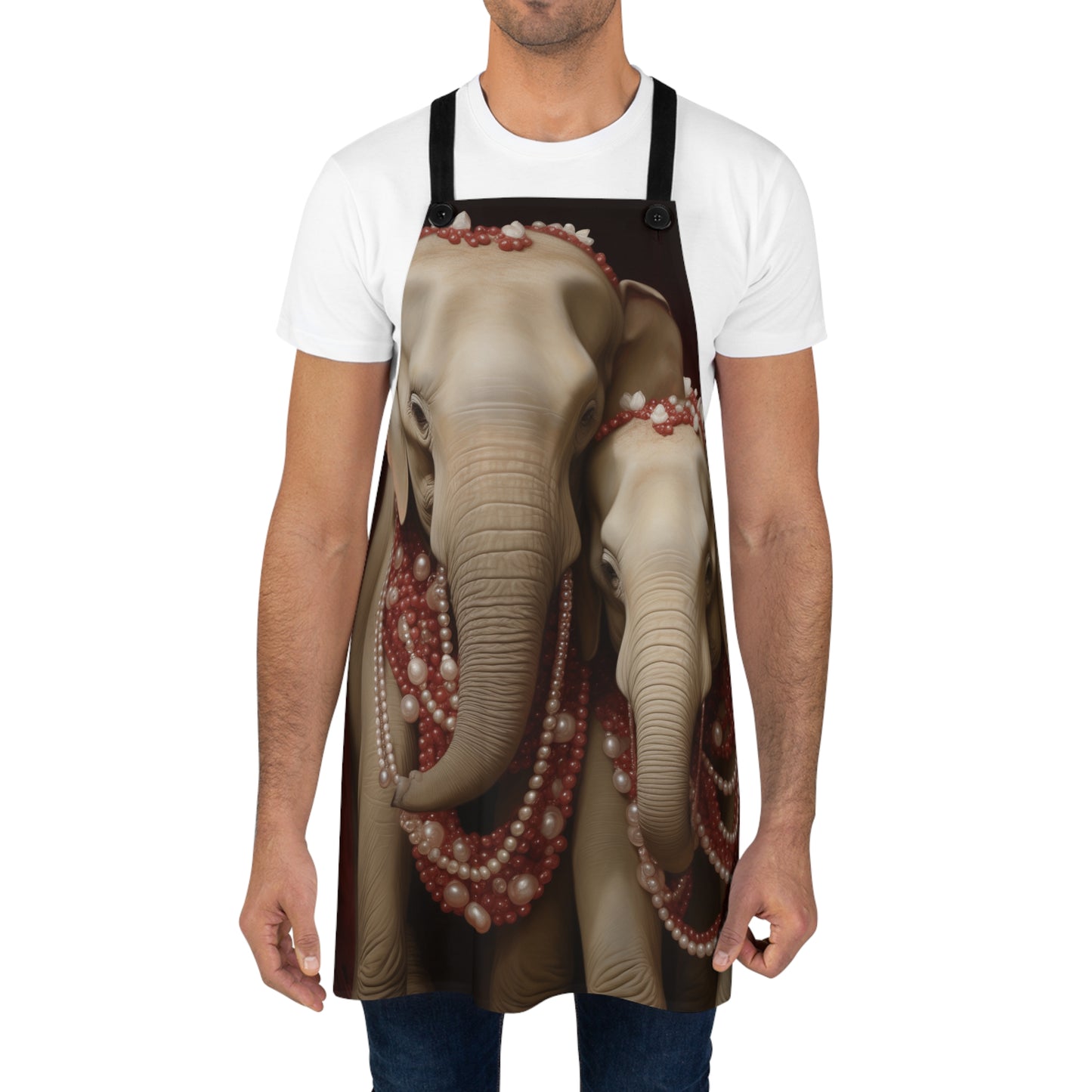 DEL ELEPHANT BEADS APRON - UNISEX