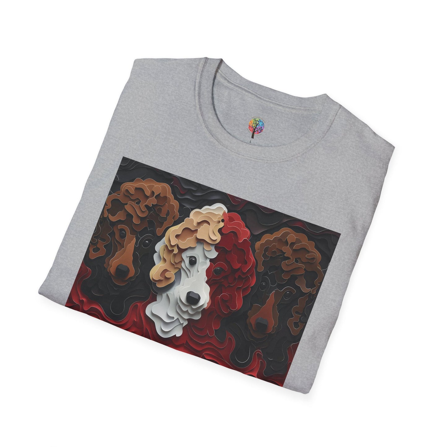 TOY POODLE TRIPLETS T-SHIRT UNISEX