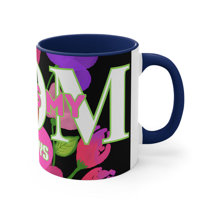 MOM'S BOUQUET CERAMIC MUG - 11OZ