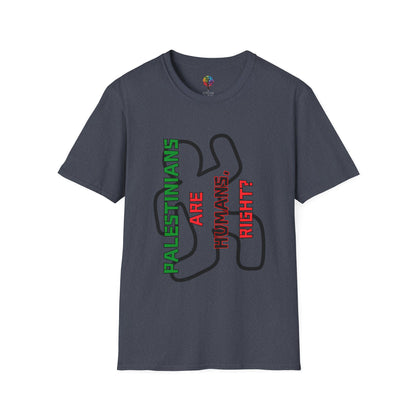 PALESTINE HUMAN RIGHTS T-SHIRT UNISEX