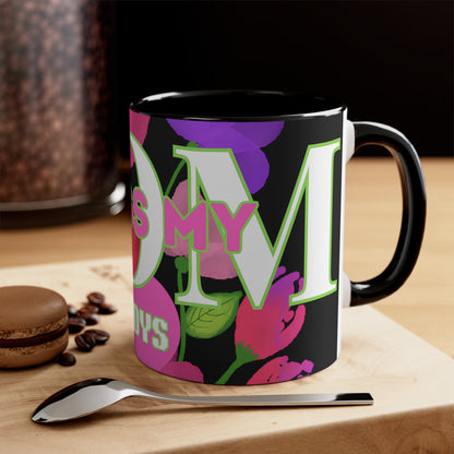 MOM'S BOUQUET CERAMIC MUG - 11OZ