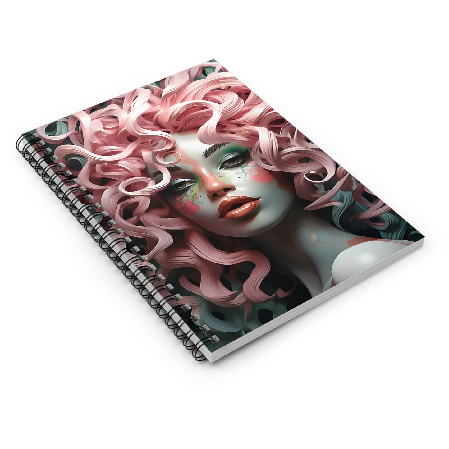 PAG CERAMIC TRESSES SPIRAL NOTEBOOK - RULED