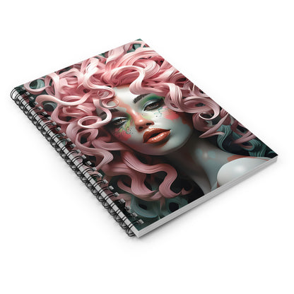 PAG CERAMIC TRESSES SPIRAL NOTEBOOK - RULED